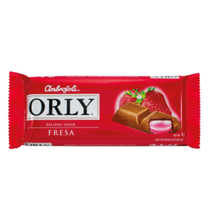 Tableta orly sabor fresa marca carozzi x 115 g