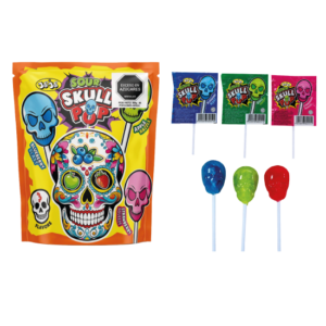 CHUPETA SOUR SKULL POP x 480 G