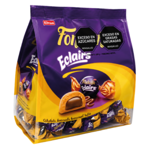 CHOCOLATE FONDANTE ECLAIRS CARAMELO x 500 G